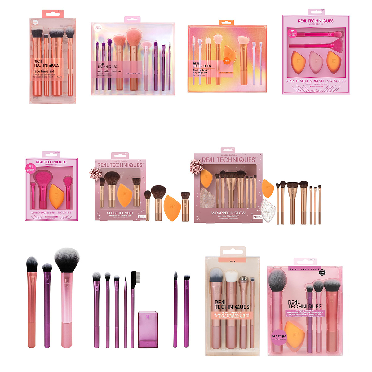Beauty Makeup Desk - Complete Makeup Brush Set 1997 Powder