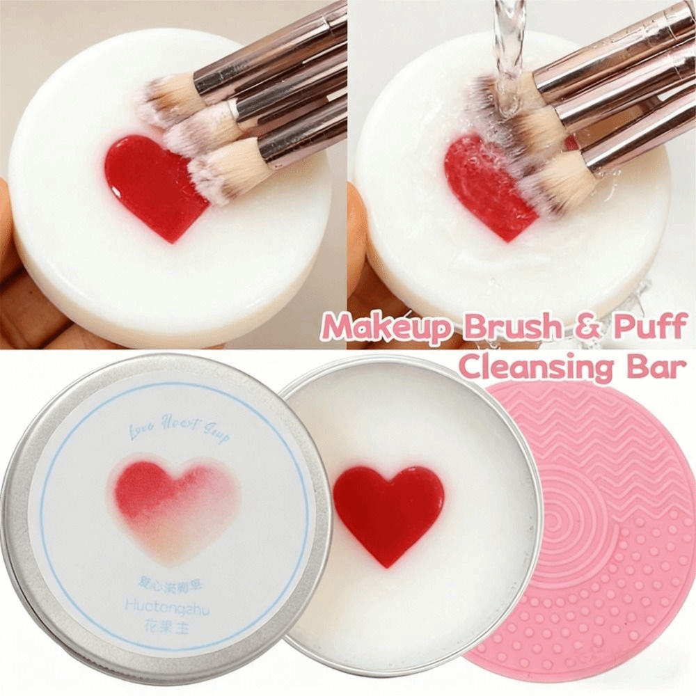 Cosmetic Sponge - Deep Clean Makeup Brush Cleaner Soap