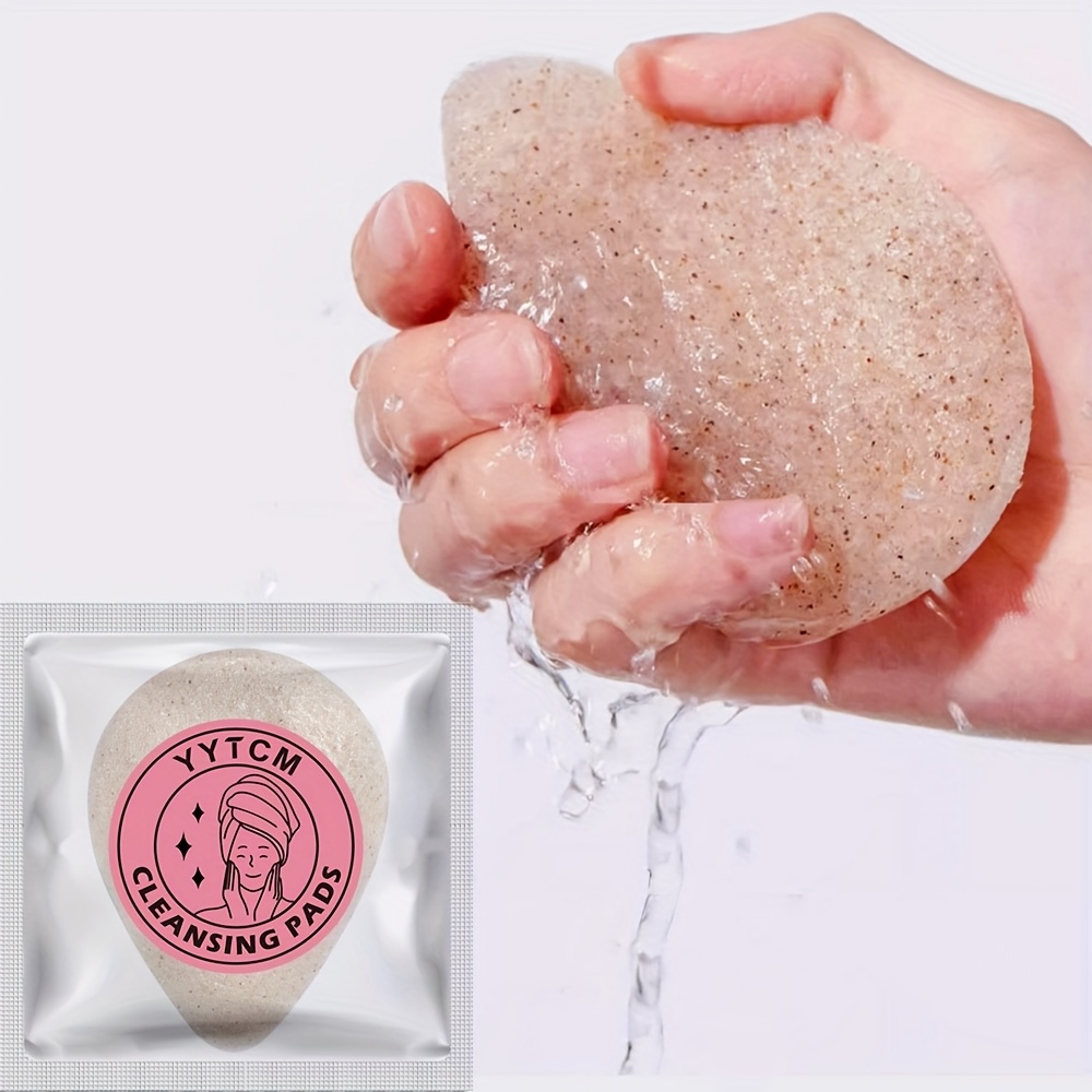 Cosmetic Sponge - Walnut Seed Konjac Face Sponge, Natural