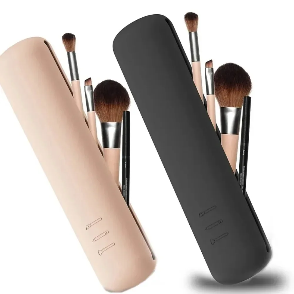 Cosmetic Sponge - Travel Makeup Brush Holder Silicone Cosmetic