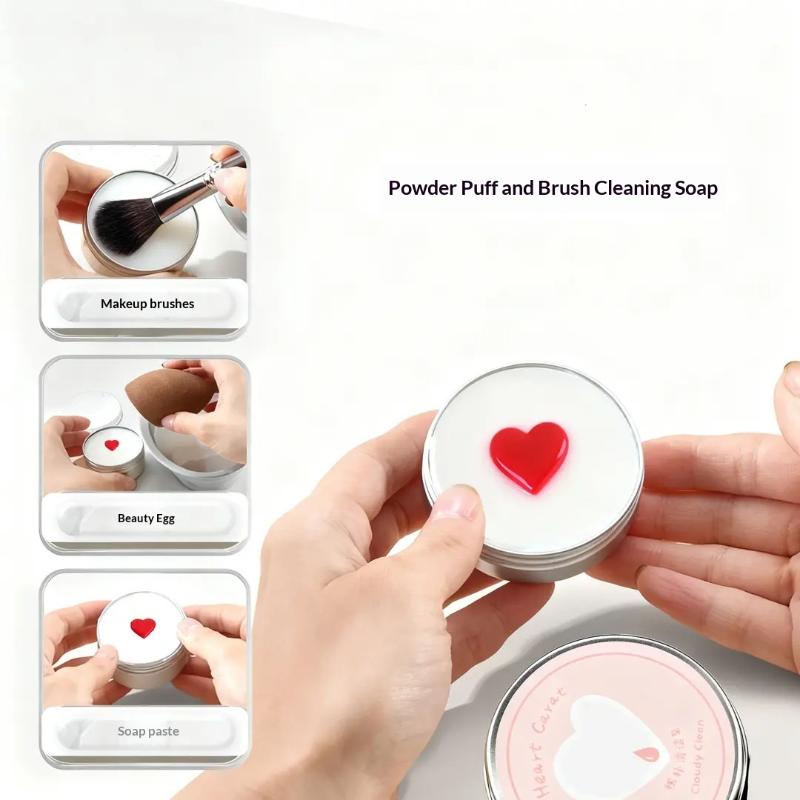 SU Cute Heart Shaped Makeup Br - огляд і ціна Cosmetic Sponge