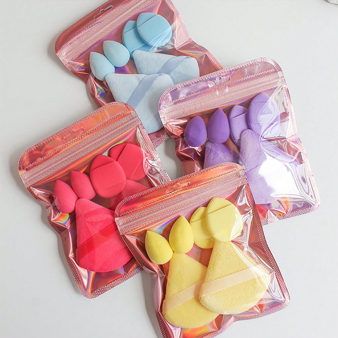 6Pcs Laser bag triangle powder - огляд і ціна Beauty Makeup Egg