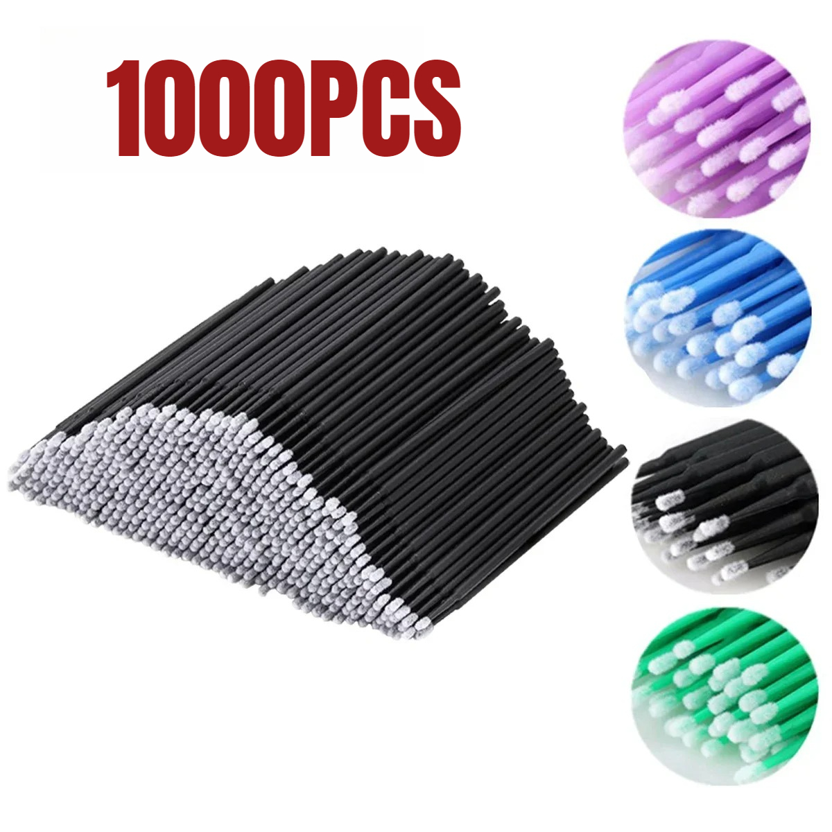 1000/500PCS Eyelash Cleaning B - огляд і ціна Beauty Makeup Tools