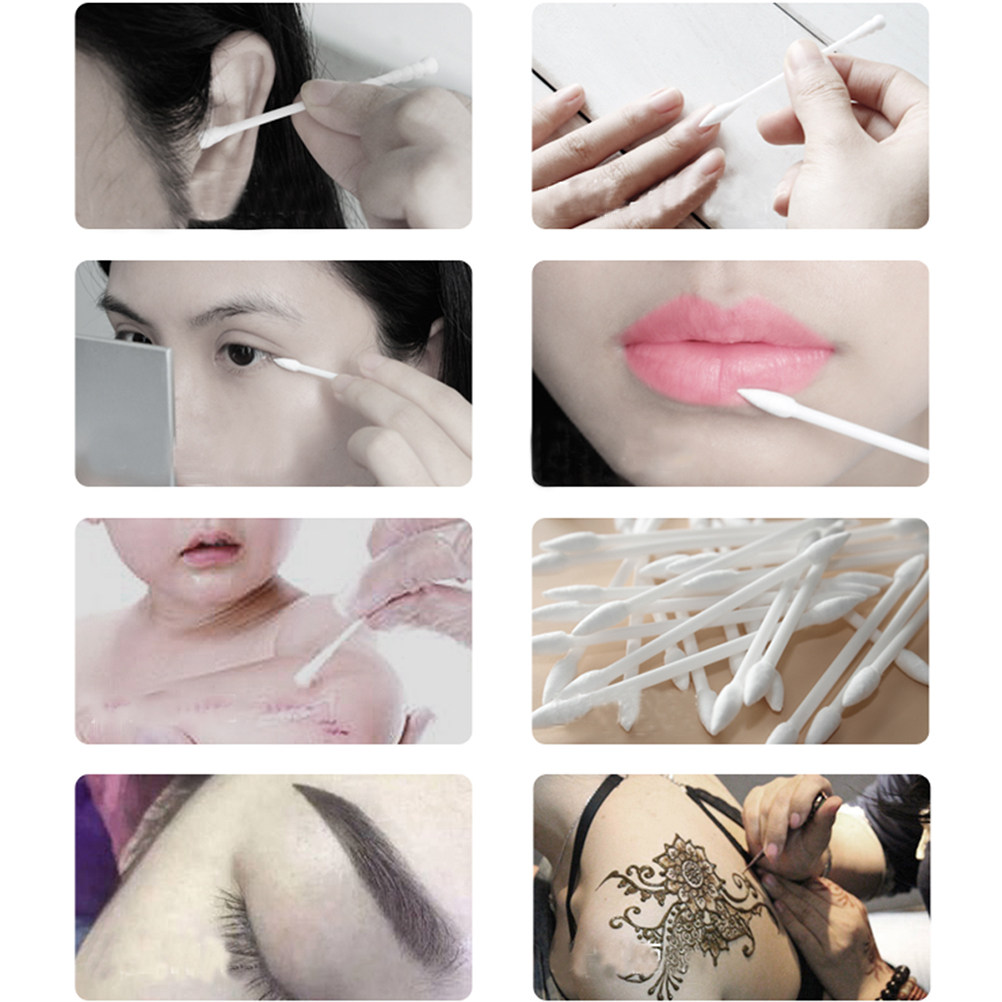 600Pcs Double Head Cotton Swab - огляд і ціна Beauty Makeup Tools