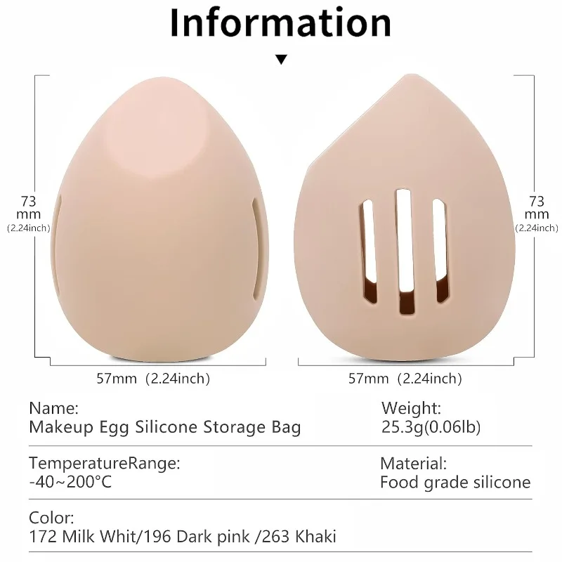 Silicone Beauty Egg Breathable - огляд і ціна Beauty Makeup Egg