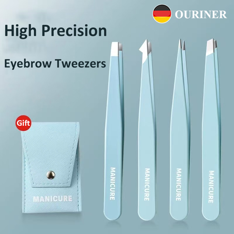 4 Pcs Colorful Eyebrow Tweezer - огляд і ціна Beauty - Makeup - Eyes