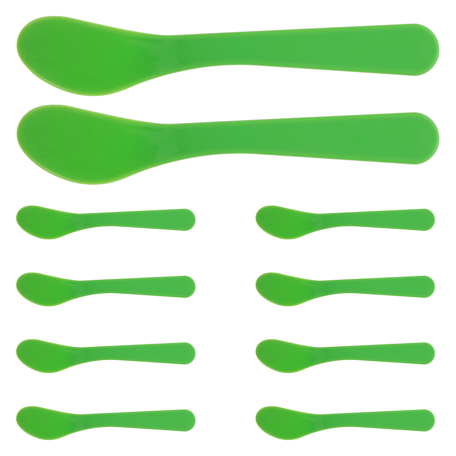 10Pcs Spatula Set PP Handle Fa - огляд і ціна Beauty Makeup Tools