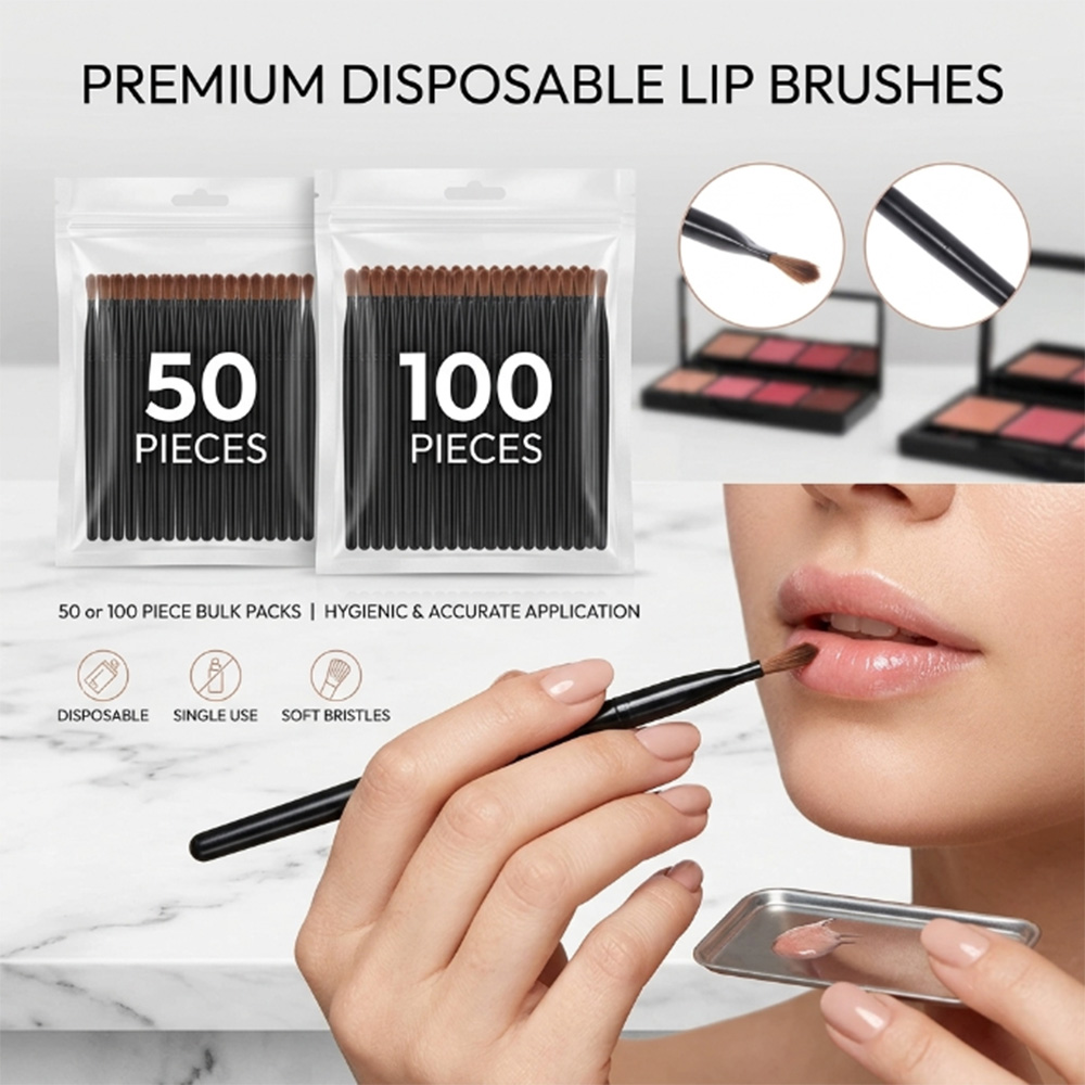 50/100pcs Disposable Lip Brush - огляд і ціна Beauty Makeup Tools