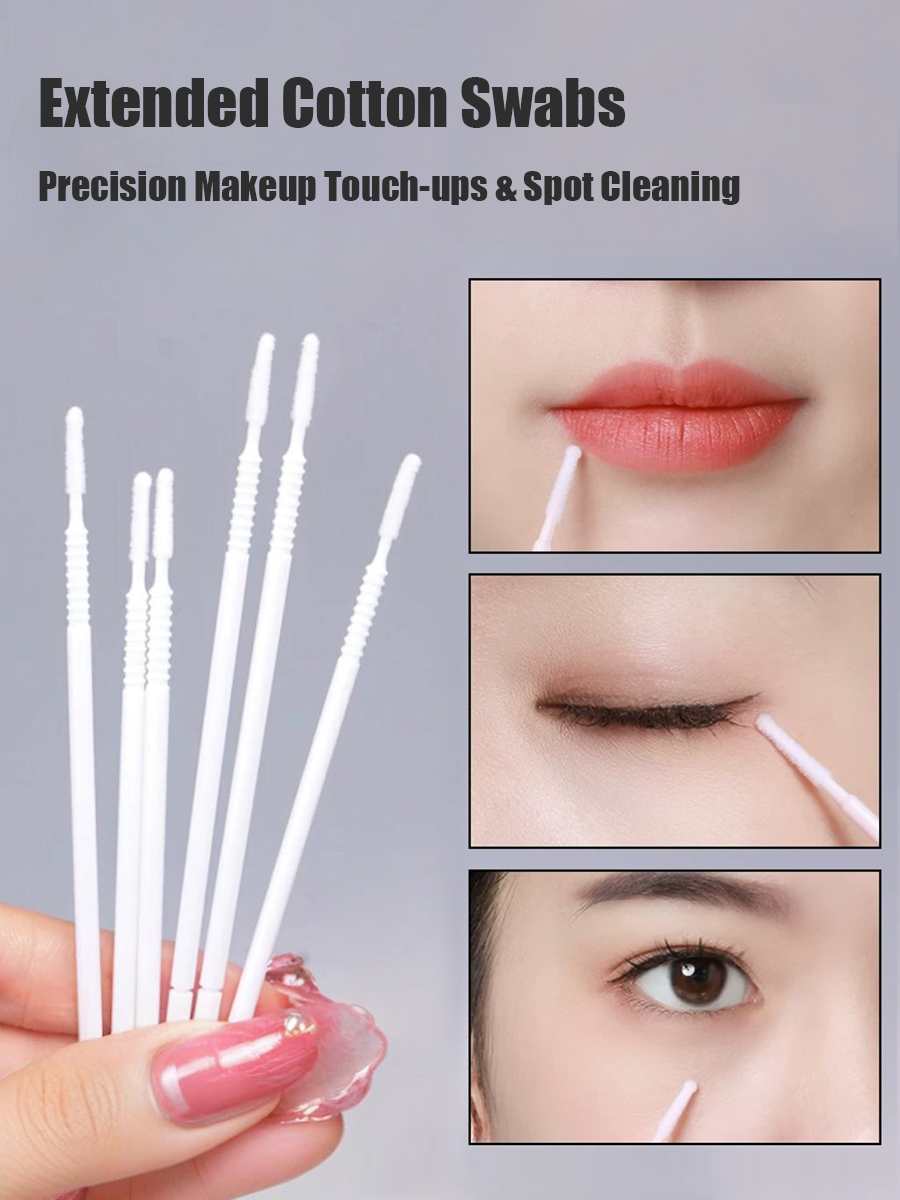 Disposable Long Cotton Swabs E - огляд і ціна Beauty Makeup Tools