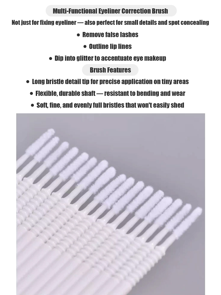 Disposable Long Cotton Swabs E - огляд і ціна Beauty Makeup Tools