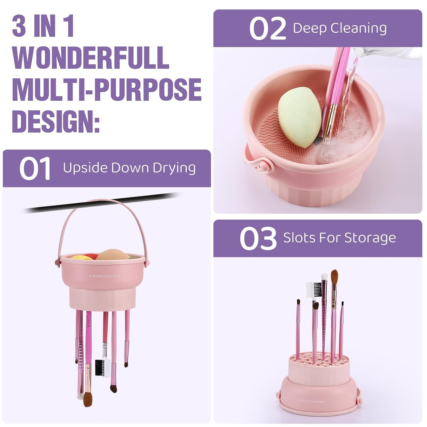 Makeup Brush Cleaning Bowl Bea - огляд і ціна Beauty Makeup Egg