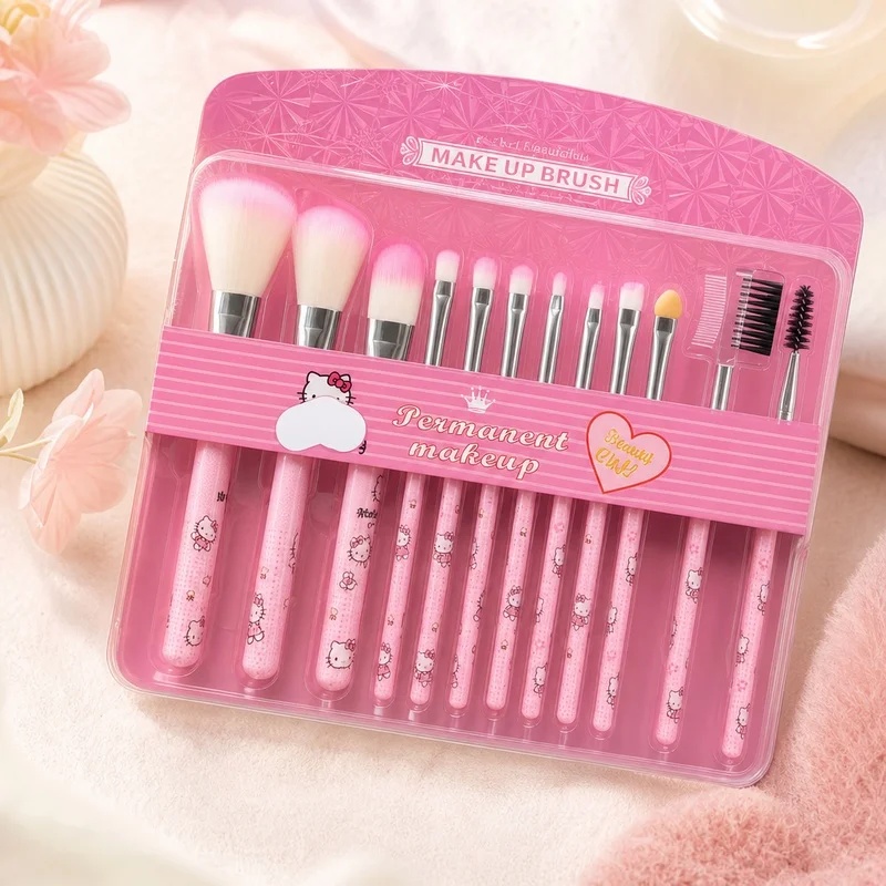 Hello Kitty 12-piece Makeup Br - огляд і ціна Beauty - Makeup - Eyes