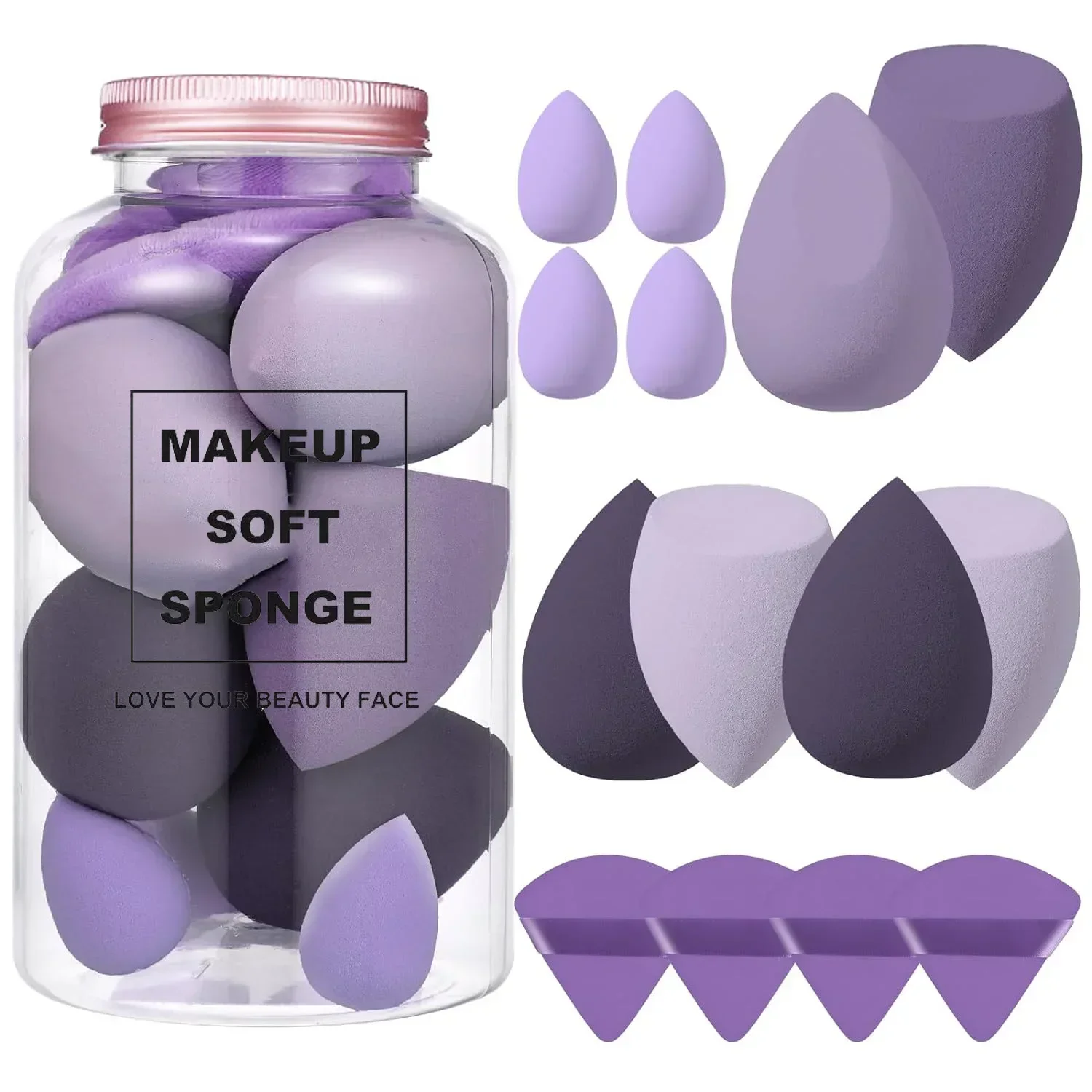 12/14Pcs Makeup Sponge Blender - огляд і ціна Beauty Makeup Egg