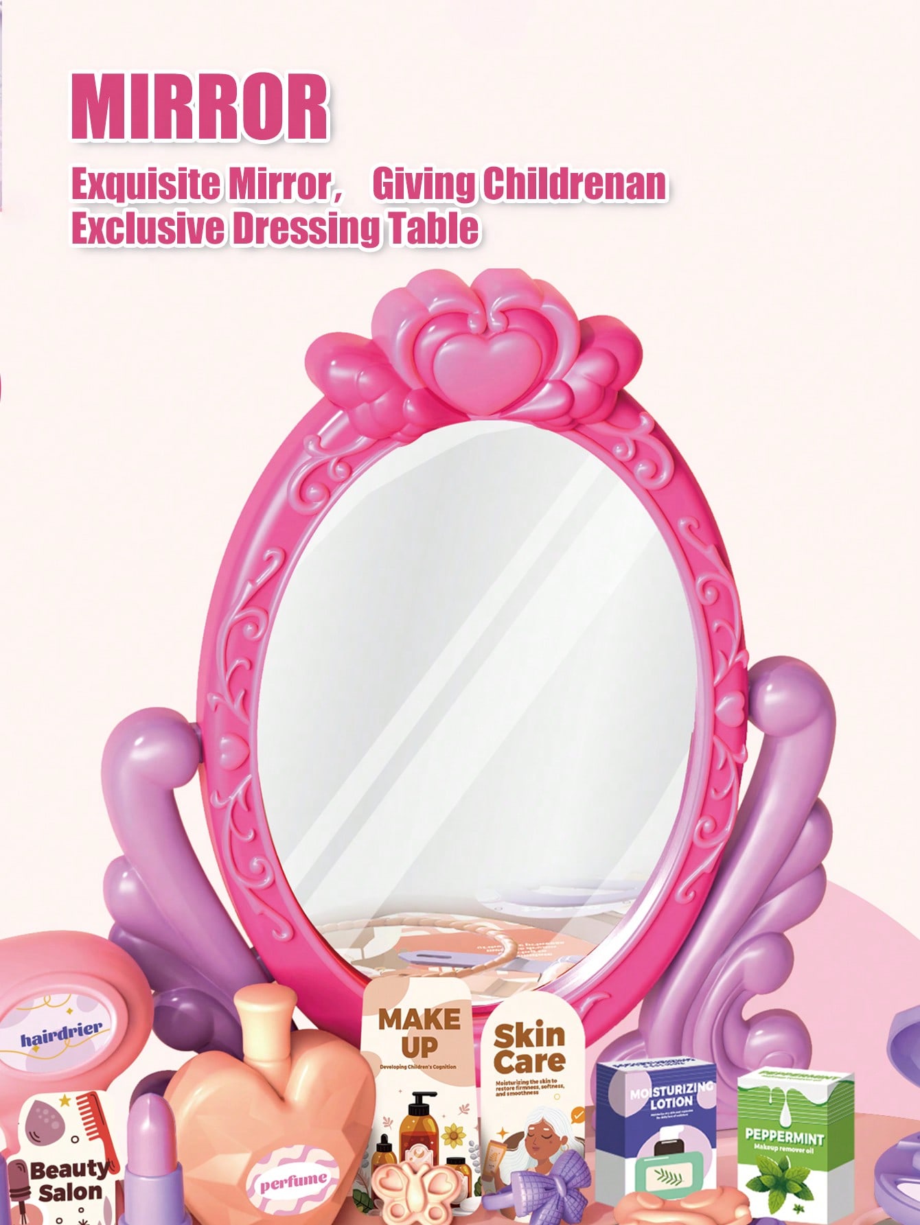 Kids Princess Vanity Dressing  - огляд і ціна Beauty Makeup Desk