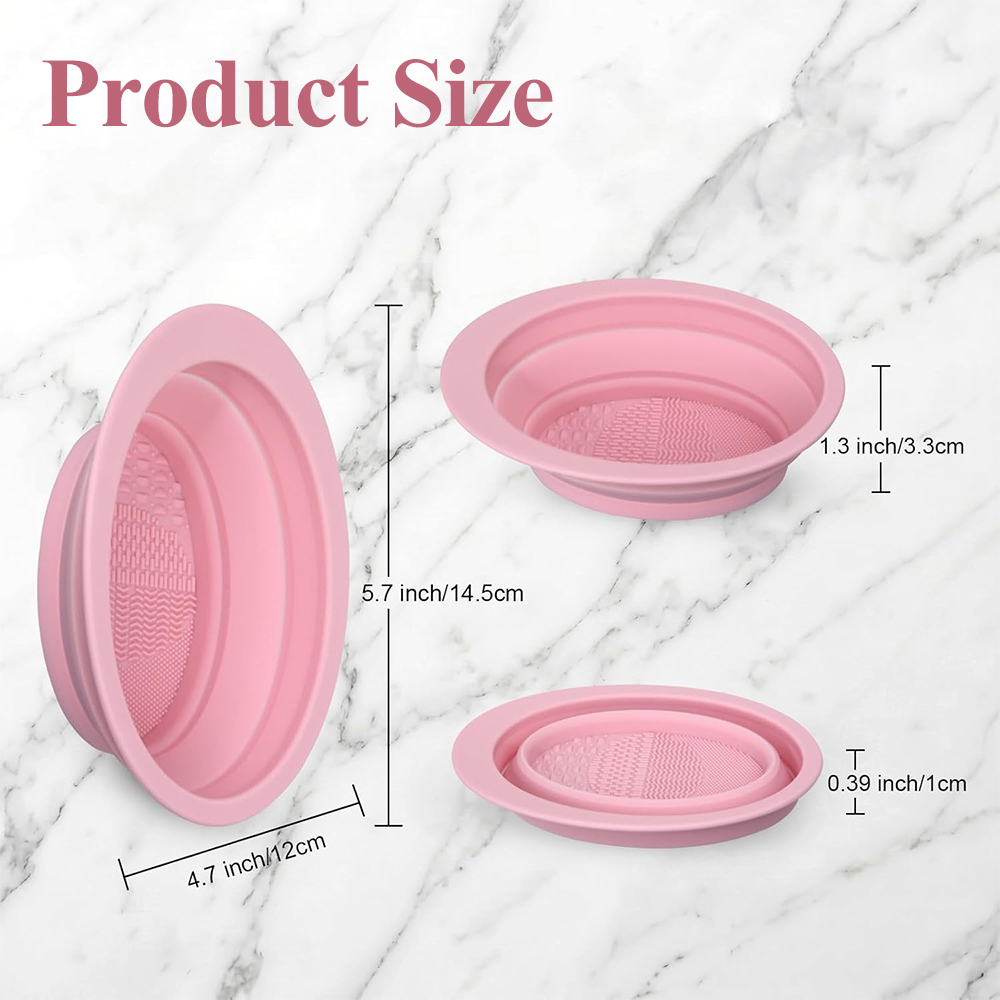 Foldable Silicone Makeup Brush - огляд і ціна Cosmetic Sponge