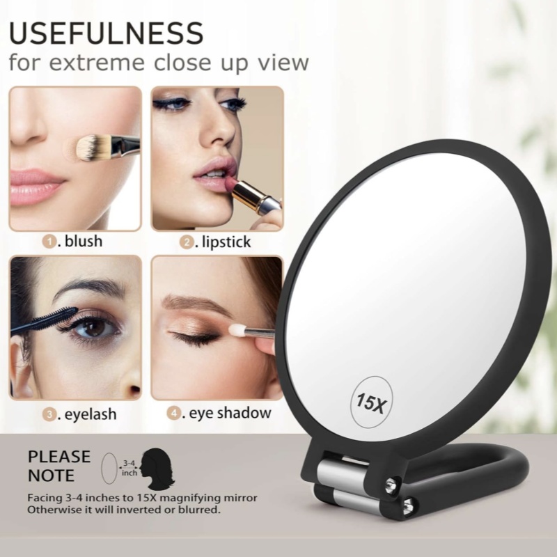Magnifying Handheld Mirror Dou - огляд і ціна Beauty Makeup Desk