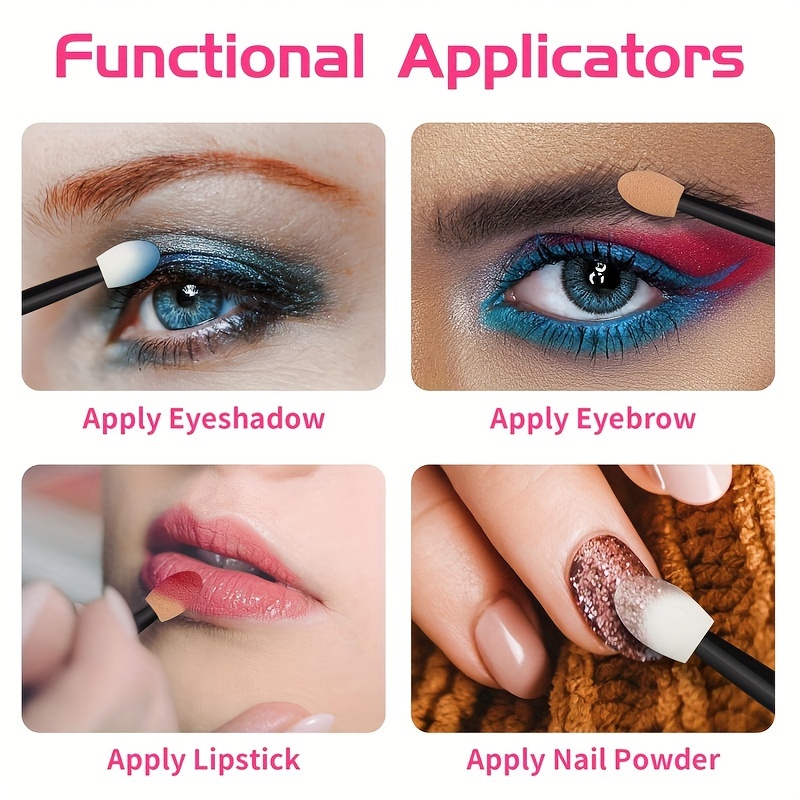 5/10Pcs Eyeshadow Applicator D - огляд і ціна Cosmetic Sponge